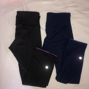 2 for 1! Lululemon 21” Wunder Under Leggings